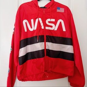 Chemistry Red NASA Wind Jacket Size XL